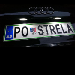 LED luči za reg. tablico