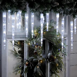 LED meteorji in ledene sveče