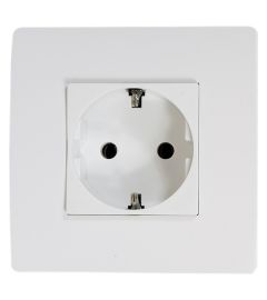 Vgradna stenska vtičnica / enojna / 230V / 16A