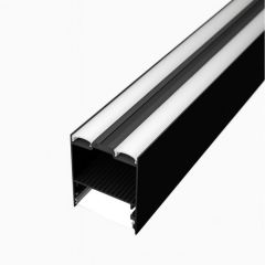 Viseci alu led profil crni
