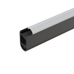 Garderobni alu profil za LED trak 2,5m