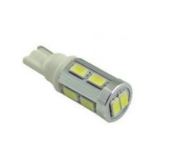 Avto LED sijalka T10 / žarnica W2.1X9.5D, w5w, 194 / Hladno bela / 10 LED / 5630 / 3W = 18W / 12V