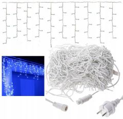 Svetlobna zavesa modra + hladno bela