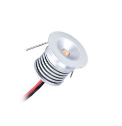 Mini LED vgradna lučka 2W Modra DC12V IP65