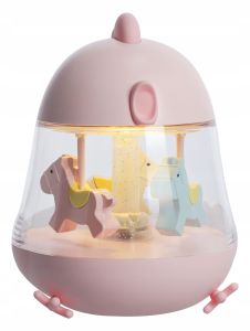 Otroška roza nočna svetilka