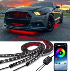 Osvetlitev podvozja na avtu