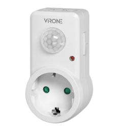 PIR senzor gibanja za vtičnico 120&deg; IP20 280W Schuko