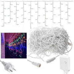 Led svetlobna zavesa rgb 300 led 13m