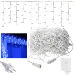 Led svetlobna zavesa modra 200 led 9m