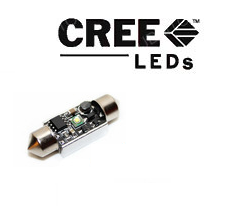 LED sijalka SJ / žarnica C5W, C21W, SV7-8, S8.5, SV8, SV8.5-8 / sofitna / cevna / Hladno bela / 1 LED / High Power / 1,5W = 15W / 10-30V / Canbus / z uporom / 39mm