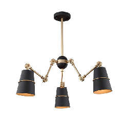 Lestenec SPIDER / 3 x E27 / ČRNA