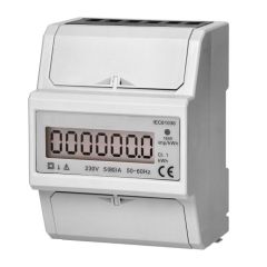Števec električne energije 1F 80A EM-3 4,3 modul DIN 35