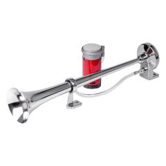 Rog, zvočni signal, fanfare, krom, 12V