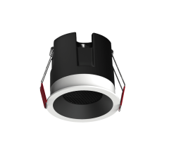 Gibljiva štirioglata vgradna stropna LED svetilka / Toplo bela / 3 LED / High Power - CREE / 3W = 30W / 230V