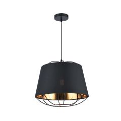 Stropna svetilka / luč / 1 x E27/ črna/zlata