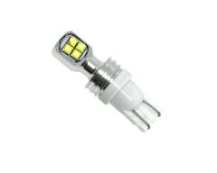 LED sijalka T10 / žarnica W2.1X9.5D, w5w, 194 / Hladno bela / 8 LED / High Power / 4W = 20W / DC12V