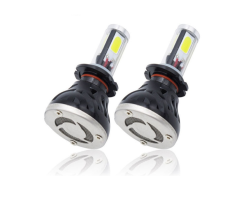 Avto LED žarnici H3 za glavno luč / za dolg snop in meglenko / žarnica PK22s / Hladno bela / DC9-36V / 2 x 40W / 2 x 4000 lm / COB dioda (2 kosa)