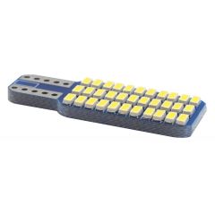 Avto LED žarnica T10 W2.1X9.5D, w5w, 194 / Hladno bela / 33 LED / 4W  12V / Canbus 