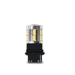 Avto LED žarnica 3157 - dvopolna P27W in W2.5x16q / Hladno bela / 16 LED / 8W / 12V