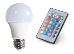 E27 LED žarnica / RGB / večbarvna / 10W = 60W / AC195~265V