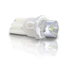 LED sijalka T10 / žarnica W2.1X9.5D, w5w, 194 / Konkavna / Hladno bela / 1 LED / 0,24W = 3W / 12V