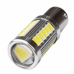LED sijalka 1157, Bay15D - dvopolna / žarnica P21/5W / Hladno bela / 33 LED / 5630 / 4,5W = 35W / 12V / Canbus / z uporom