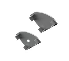 Zaključna kapa kotnega alu profila 18,5 x 18,5mm / 2 kosa