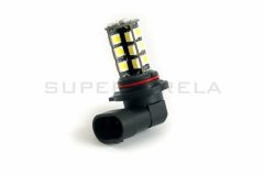 LED sijalka / žarnica HB4 / 9006 - P22d / Hladno bela / 27 LED / 5050 / 6,5W = 35,9W / DC 12V / Canbus / z uporom