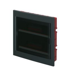Vgradna elektro omarica 36 modulov (2x18) – črna