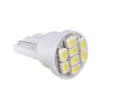Avtomobilska LED sijalka T10 / žarnica W2.1X9.5D, w5w, 194 / Oranžna / 8 LED / 3020 / 0,56W = 1,44W / 12V 1