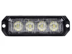 Stroboskopska opozorilna luč / Modra / 6 LED / 6x3W / DC 12-24V / E9 R65 R10 homologacijski certifikat