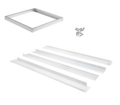 Beli okvir panela, nosilec za nadgradno montažo panela 600 x 600mm