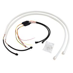 Avtomobilski DRL upogljivi LED lučki s funkcijo smernika / 45cm / 3020 / 2 x 12W / DC12V / Hladna Bela + Oranžna