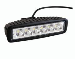 Delovna LED luč / Delovni LED žaromet / 6 LED / High Power / 18W / Hladno bela / DC9-32V