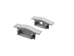 Zaključna kapa vgradnega alu profila 23,2 x 8mm / 2 kosa