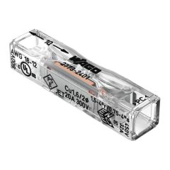 Hitra in&scaron;talacijska sponka WAGO 1x1P 0,2-4mm2 za trdo in mehko žico 450V 32A 5kos Wago