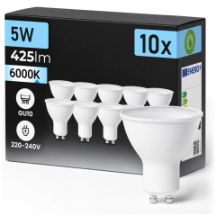 Komplet 10x LED sijalka GU10