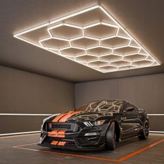 Modularni sistem razsvetljave HEXAGON LED 243 &times; 483 cm, 768 W, 3000 K