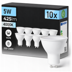 Komplet 10x LED sijalka GU10 5W