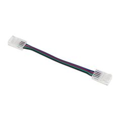 4-polni konektor s kablom za 12 mm RGB LED trak &ndash; brez spajkanja
