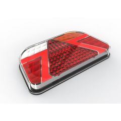 Zadnja desna LED luč s trikotnikom / 5 funkcij / 12/24V