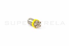 LED sijalka Bax9S / žarnica H6W / Zelena / 6 LED / LEDs / 0,3W = 1,7W / 12V