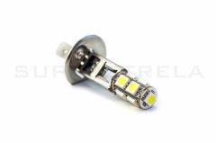 LED sijalka / žarnica H1 / Hladno bela / 9 LED / 5050 / 2,2W = 12W / DC 12V