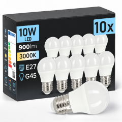 Komplet 10 LED sijalk E27 v obliki G4