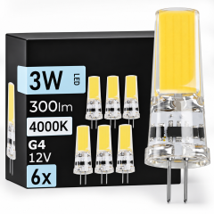 LED sijalka G4 3W 300 lm 4000K 12V