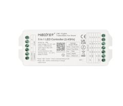 MiBoxer PR5 / 5 v 1 LED krmilnik 2.4GHz 12&ndash;48V DC, 20A, WiFi Ready &ndash; za enobarvne, CCT, RGB, RGBW in RGB+CCT LED trakove