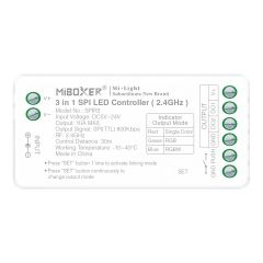 LED krmilnik 3v1 5-24V 10A SPI DIMM/RGB/RGBW SPIR3 RF 2,4GHz