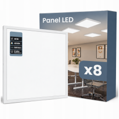 Nadometni LED panel 40W 4000K 5600 lm 60x60 cm – bela