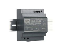 Napajalnik za DIN letev 100W 24V, MEAN WELL HDR-100-24