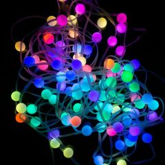 RGB LED božične lučke zvezdice 5m 50 LED z Bluetooth aplikacijo